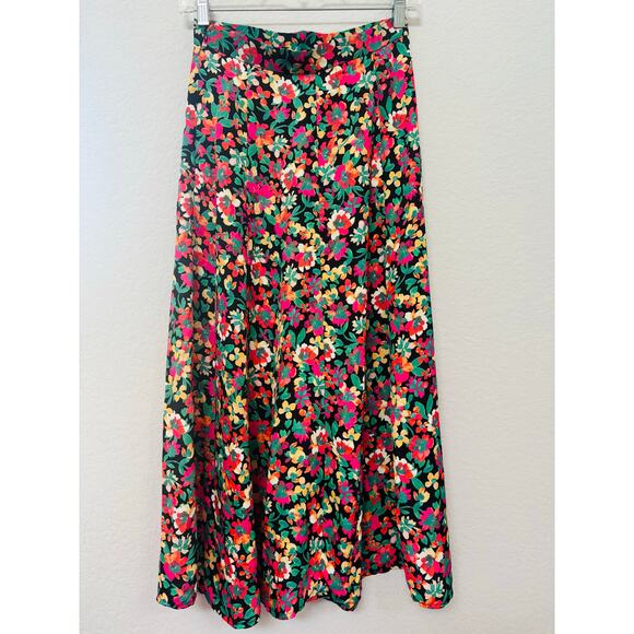 Resa Floral Lucy Set Tube Crop Top & Slit Midi Skirt Set Casablanca Size XS - Picture 7 of 10